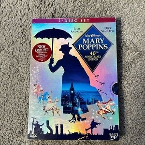 Walt Disney Mary Poppins 40th Anniversary Edition 2 Disc Set DVD